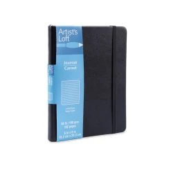 Promo 😍 8 Pack: Black Hardcover Lined Journal by Artist's Loft™ by Artists Loft 🥰 -Artists Loft Sales MP532094 4