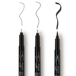 Hot Sale 🔥 6 Packs: 8 ct. (48 total) Multi Tip Black Illustration Pen Set by Artist's Loft™ by Artists Loft 🔥 -Artists Loft Sales MP539870 23