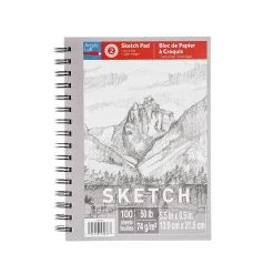 Promo ❤️ 12 Pack: Sketch Pad by Artist's Loft™, 5.5" x 8.5" by Artists Loft 😍