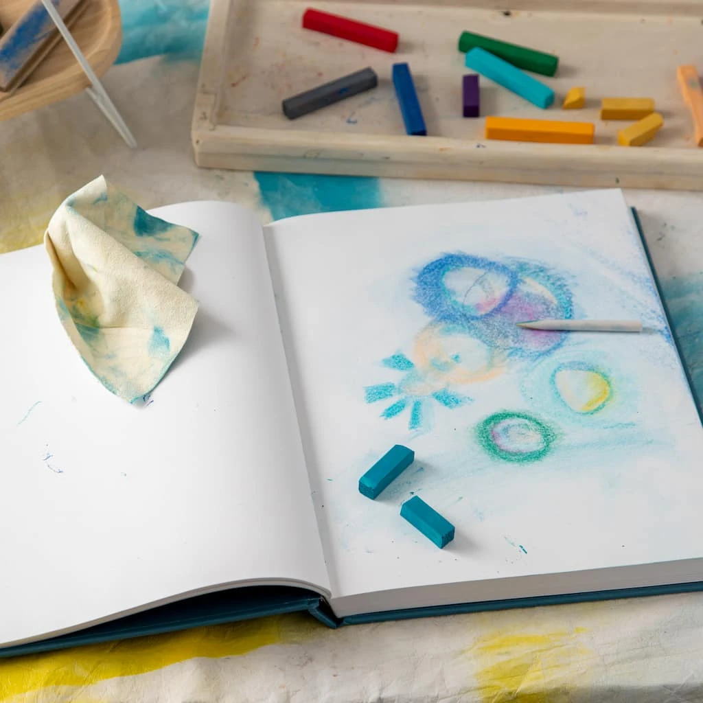 Cheap βοΈ 12 Pack: Blue Hardcover Sketchbook by Artist's Loft™, 8.5" x 11" by Artists Loft π 4 Cheap βοΈ 12 Pack: Blue Hardcover Sketchbook by Artist's Loft™, 8.5" x 11" by Artists Loft π - Image 2