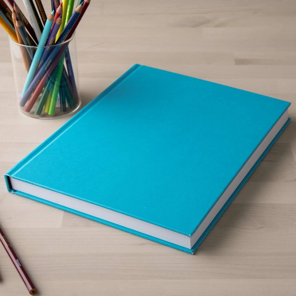 Budget π 12 Pack: Light Blue Sketchbook by Artist's Loft™, 8.5" x 11" by Artists Loft β 5 Budget π 12 Pack: Light Blue Sketchbook by Artist's Loft™, 8.5" x 11" by Artists Loft β - Image 3