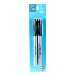 Best deal 👍 24 Packs: 2 ct. (48 total) Black Ultra Fine Permanent Markers by Artist’s Loft™ by Artists Loft 🔔 -Artists Loft Sales MP597704 1