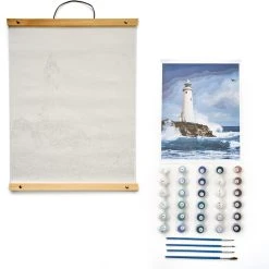 Budget ❤️ 12 Pack: Lighthouse Paint-by-Number Kit by Artist's Loft™ Necessities™ by Artists Loft ⌛ -Artists Loft Sales MP624582 21