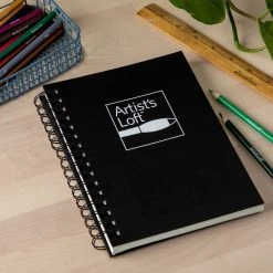 Deals ✨ 6 Pack: Black Hardcover Mixed Media Book by Artist's Loft™, 5.5" x 8.5" by Artists Loft 🔔 -Artists Loft Sales MP638837 21