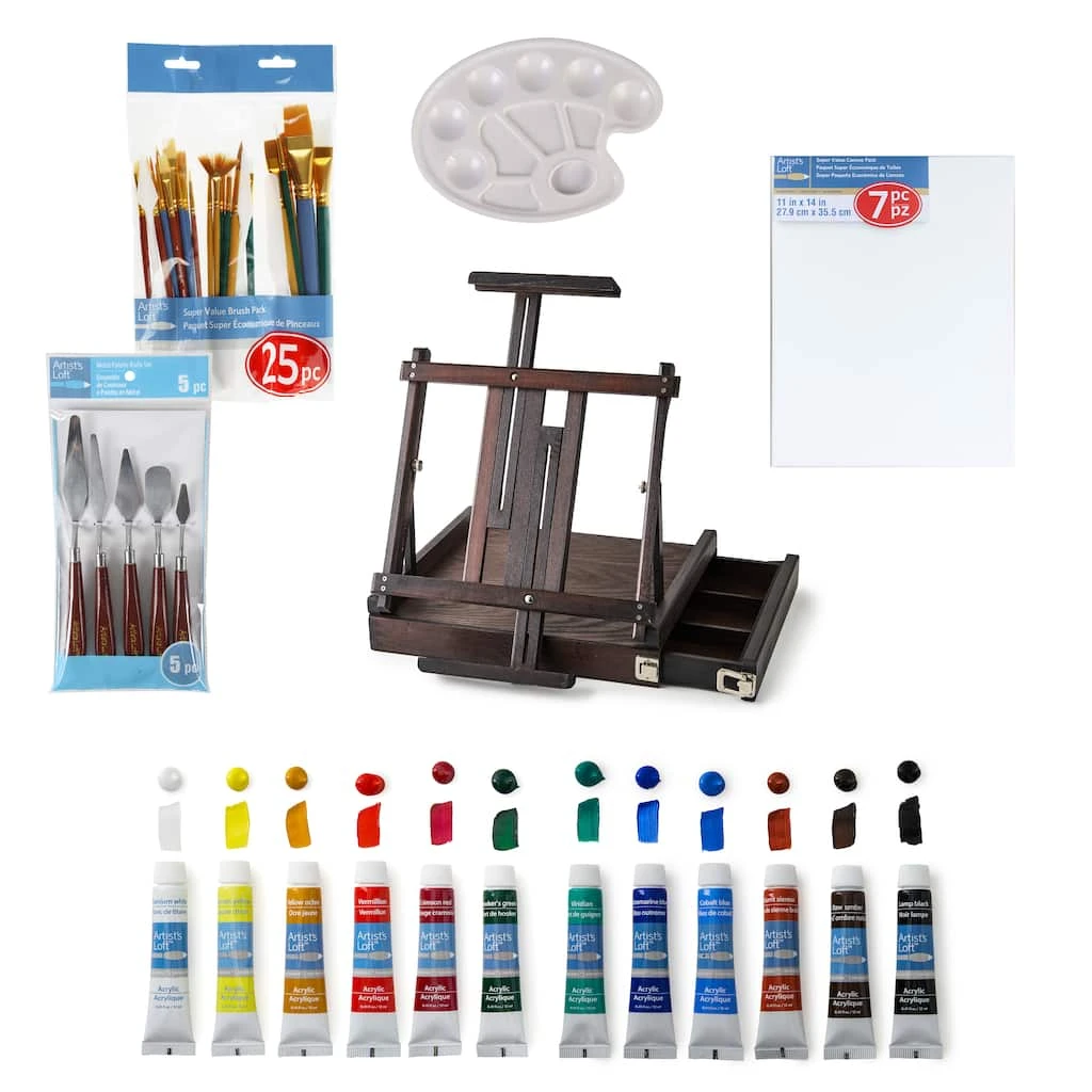 Hot Sale 😀 Artist’s Loft® Ready-To-Paint Starter Kit by Artists Loft 🔥 3 Hot Sale 😀 Artist’s Loft® Ready-To-Paint Starter Kit by Artists Loft 🔥